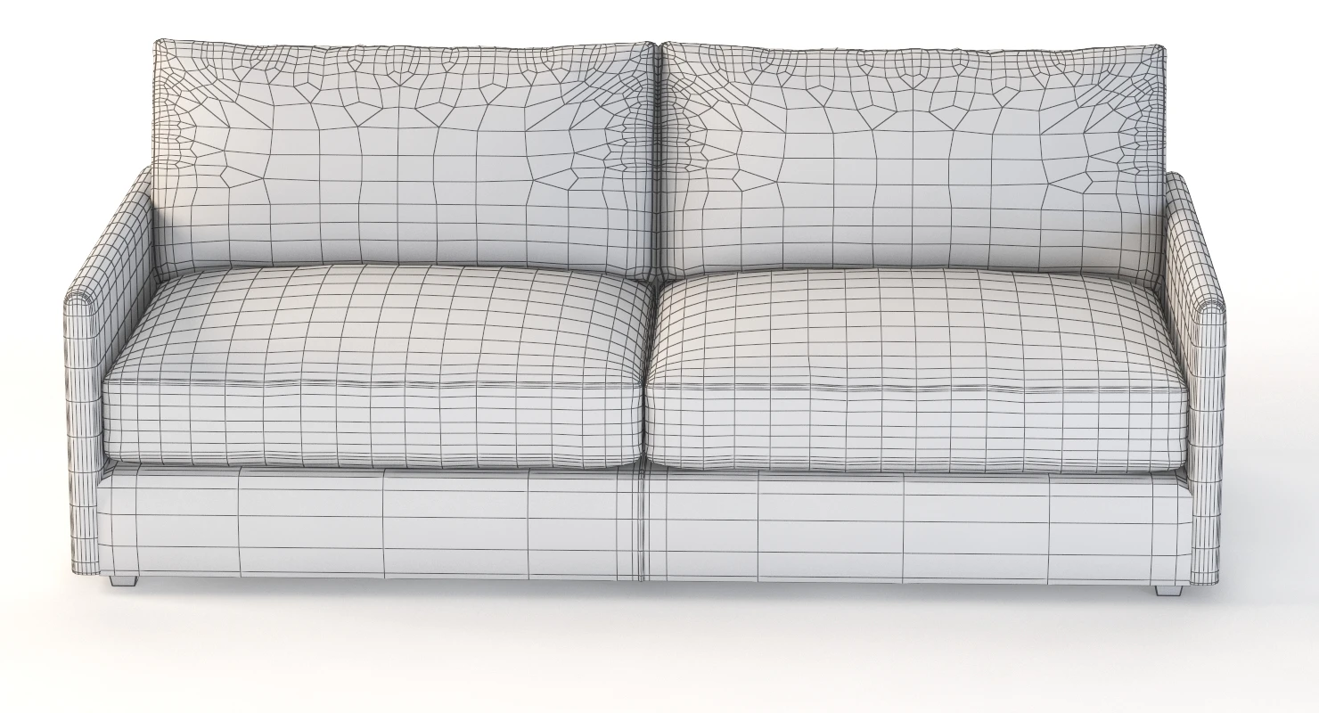Crate and Barrel Sofa Collection 01 3D Model_04